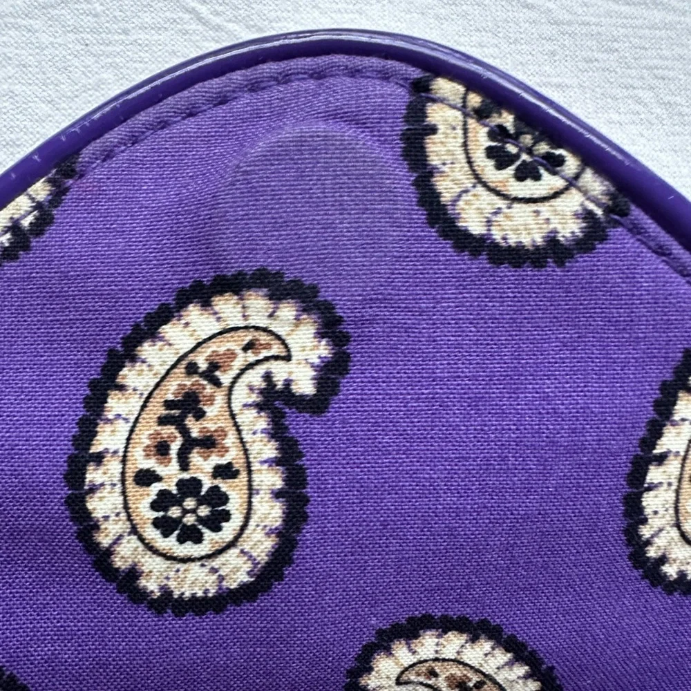 Romantic Floral Vera Bradley Simply Violet Multiple Compartment Wristlet Wallet